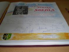 140.výročie narodenia Alojza Sokola - účastníka 1.novodobých olympijskych hier v Aténach - spomienka v Šahách , prijatie delegácie Slovenského olympijského výboru v Hronci